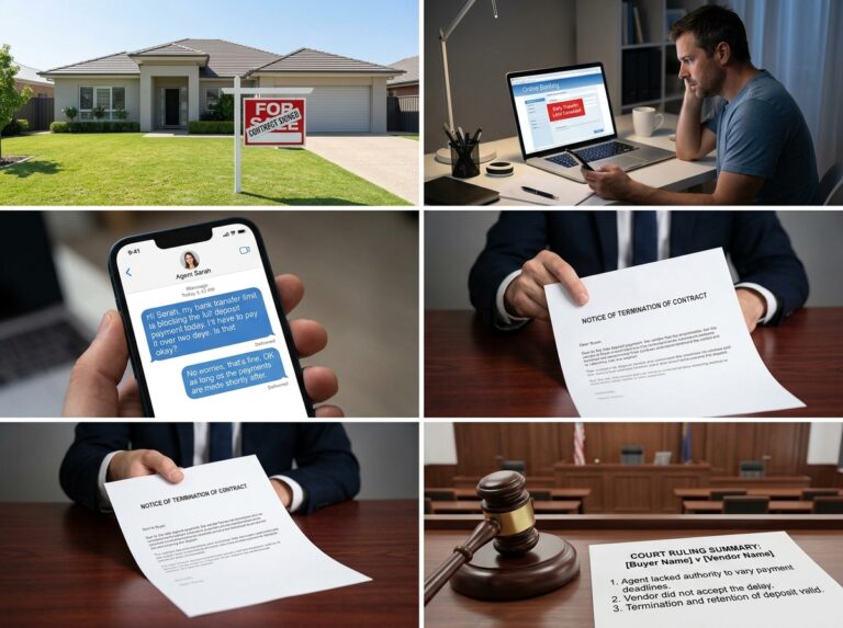 The Agent Said “OK”… But the Court Said “Too Late”: Why Relying on an Agent Can Cost You Your Deposit