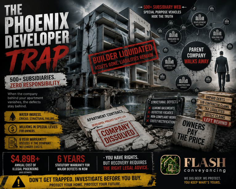 The Phoenix Developer Trap – 500+ Subsidiary Webs, Structural Defects and Defect Recovery