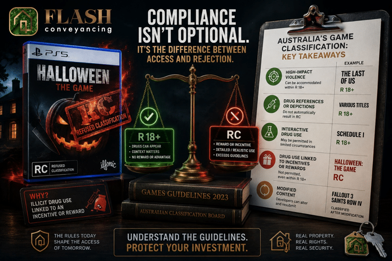 The Interactive Paradox: What Australia’s Video Game Rules Can Teach Property Buyers About Compliance