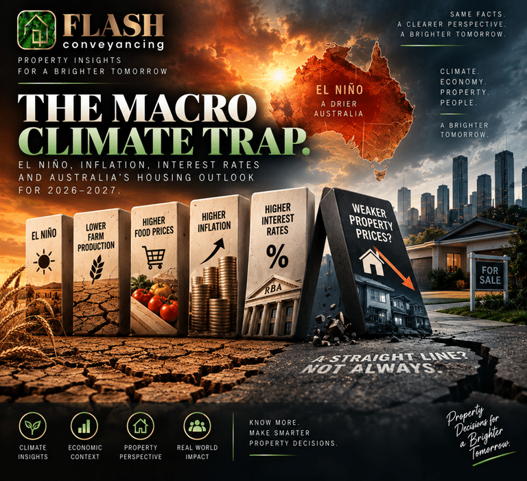 The Macro Climate Trap: El Niño, Inflation, Interest Rates and Australia’s Housing Outlook for 2026–2027