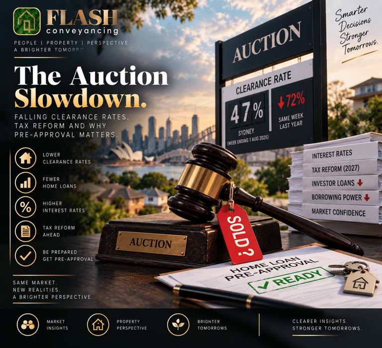 The Auction Slowdown: Falling Clearance Rates, Tax Reform and Why Pre-Approval Matters
