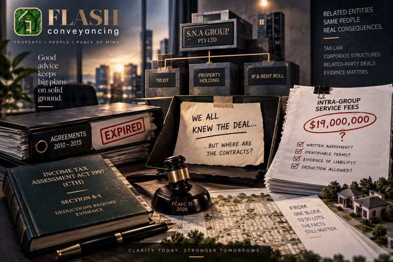 Commissioner of Taxation v S.N.A Group Pty Ltd [2026] FCAFC 10: Related-Party Deals, Missing Paperwork and Why Evidence Matters